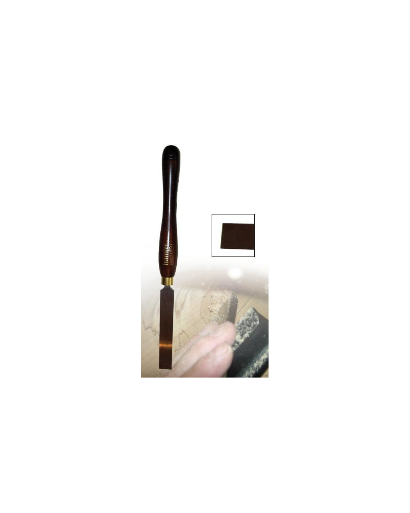 Ciseau à Bois Droit PFEIL #1 8mm – Double Biseau, Acier Chrome Vanadium, Manche Octogonal En Bois, Suisse