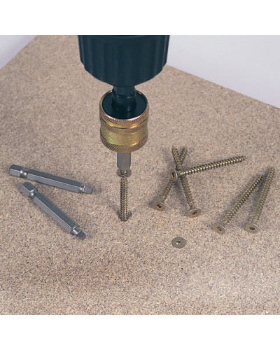 Ensemble mèches hexagonales à tête sphérique 4 à 6mm Snappy
