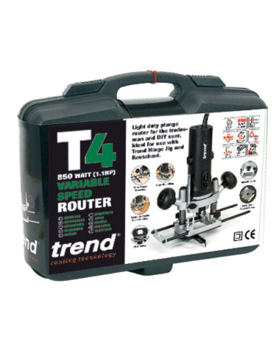 Défonceuse Trend T4 850w base amovible