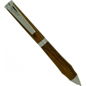 Mécanisme stylo à bille chromé format CB