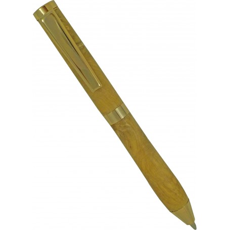 Mécanisme stylo à bille doré format CB