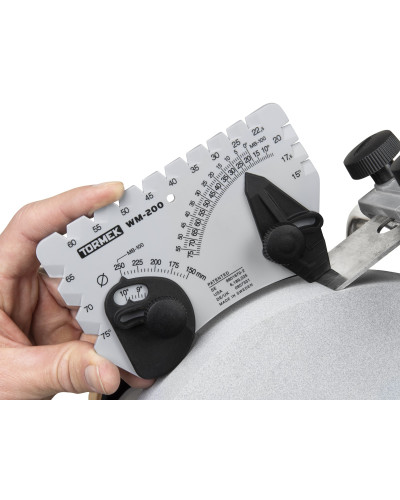Dispositif D'affûtage Tormek SE 77 Pour Ciseaux à Bois - Réglage D'angle Facile, Guidage Universel