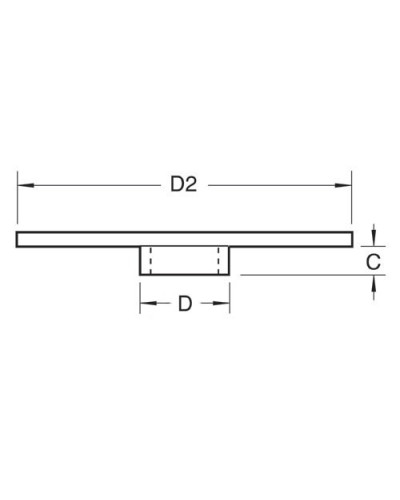 Douille de guidage acier OD 22 x ID 19mm