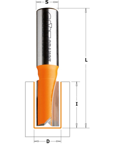Fraise droite CMT série longue diamètre 12,7mm