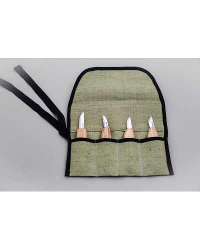 Set de 4 couteaux avec trousse de rangement