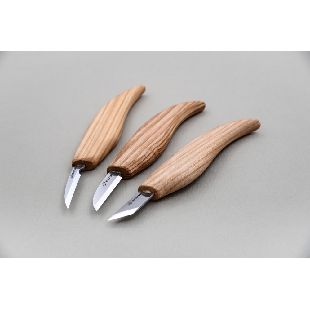Set de 3 couteaux de sculpture sur bois - Maison Du Tournage