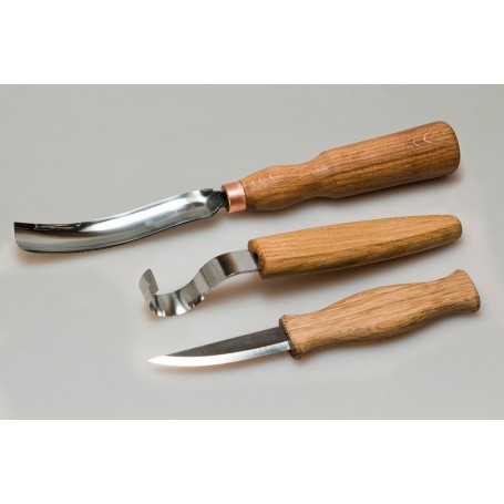 Kit de 3 outils de sculpture pour les cuillères en bois