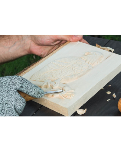Ensemble 6 outils de paume pour sculpture sur bois