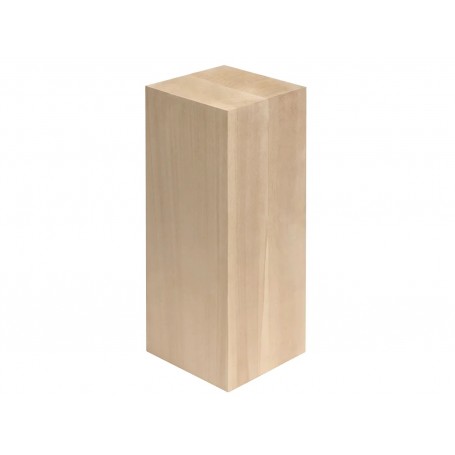 Bloc de Tilleul 10 x 10 x 25 cm pour la sculpture sur bois