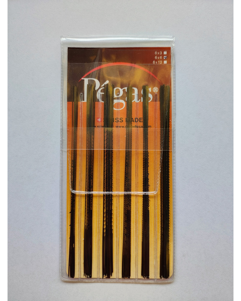 Carte 36 lames pour scies à chantourner SUPER SKIP / MGT  Pégas