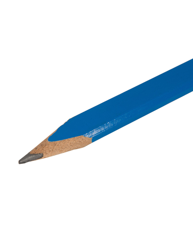 Crayons de menuisier Silverline – 12 pcs + taille-crayon | Toolstream