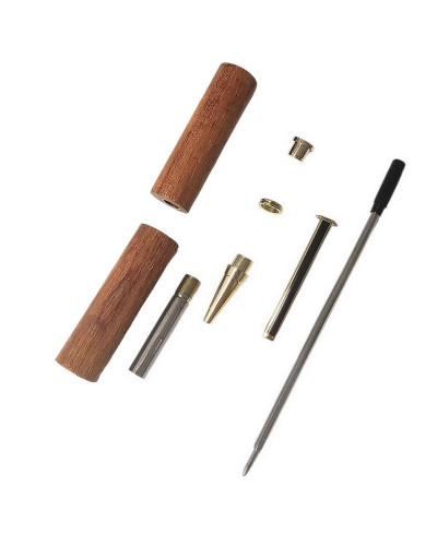 Mécanismes bille dorés Luxe avec Bois