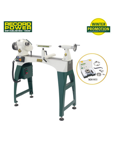 Tour à bois Record Power Envoy + Mandrin SC4 M33 offert