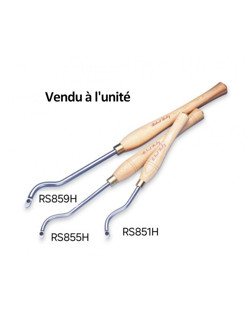 Sorby 859H 610 mm – outil col de cygne long pour creusage large/étroit