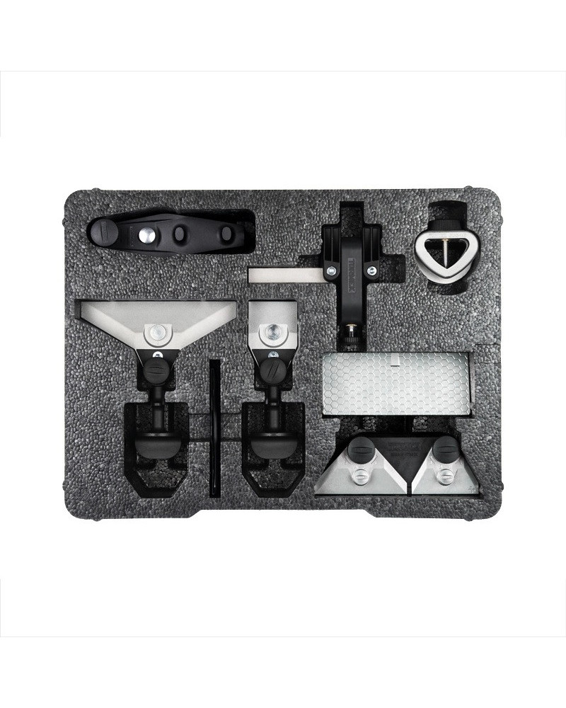 kit Tormek HTK-1006 pour outils à main dans valise TC-800 avec dispositifs d’affûtage