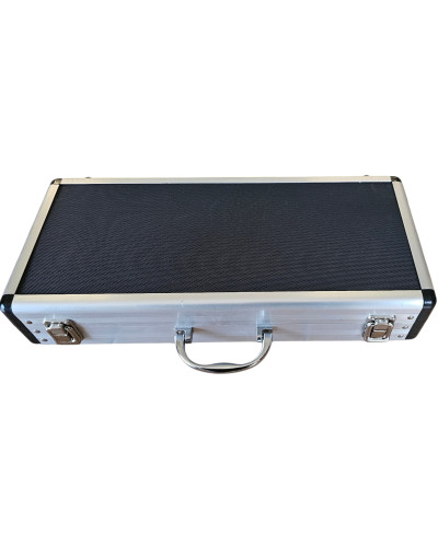 coffret 3 outils de creusage à anneaux HSS avec manche aluminium et poignées bois interchangeables