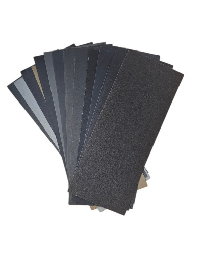 Feuilles abrasives pour bois, résine et acrylique