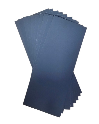 Lot de 10 feuilles abrasives grain 1200 bois résine
