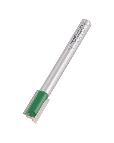 Fraise droite Trend Ø 12 mm longue queue 8 mm pour défonceuse