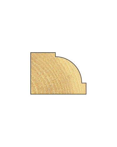 Fraise quart-de-rond Trend R9,5 mm avec roulement queue 8 mm
