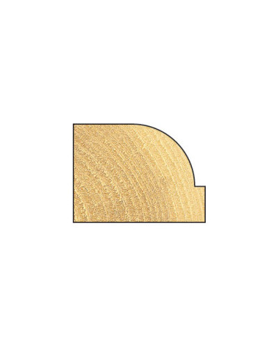 Fraise quart-de-rond Trend R9,5 mm avec roulement queue 8 mm