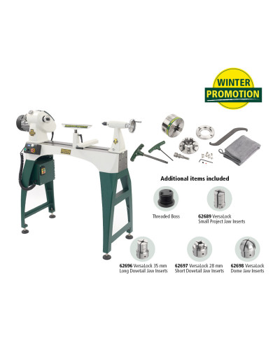 pack tour à bois Record Power Regent avec mandrin Victory M33 offert