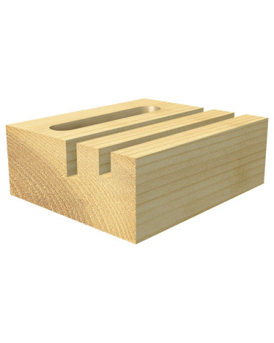Fraise droite diam 2mm tige 6,35mm