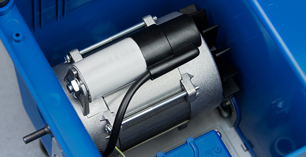 Tormek T-4 Original : moteur industriel AC sans entretien, conçu pour une perte de vitesse minimale